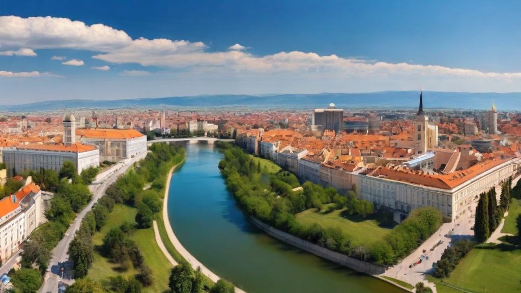 Zagreb, the capital city of Croatia