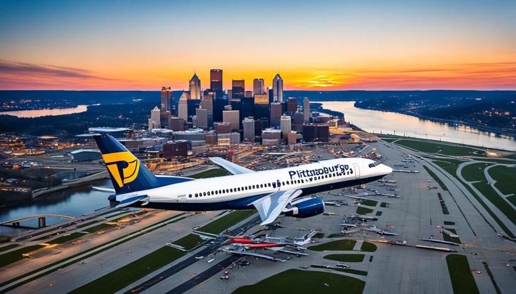 direct flights from kansas city to pittsburgh