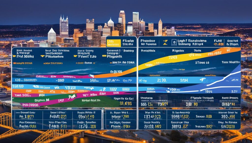 direct flight schedule Providence to Pittsburgh