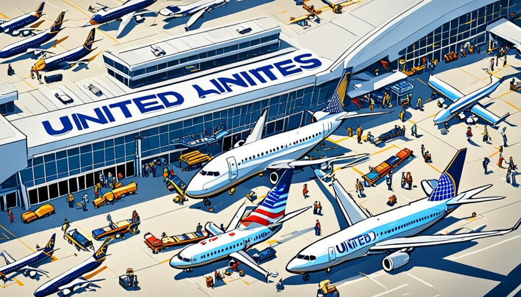 united airlines flight airports tips